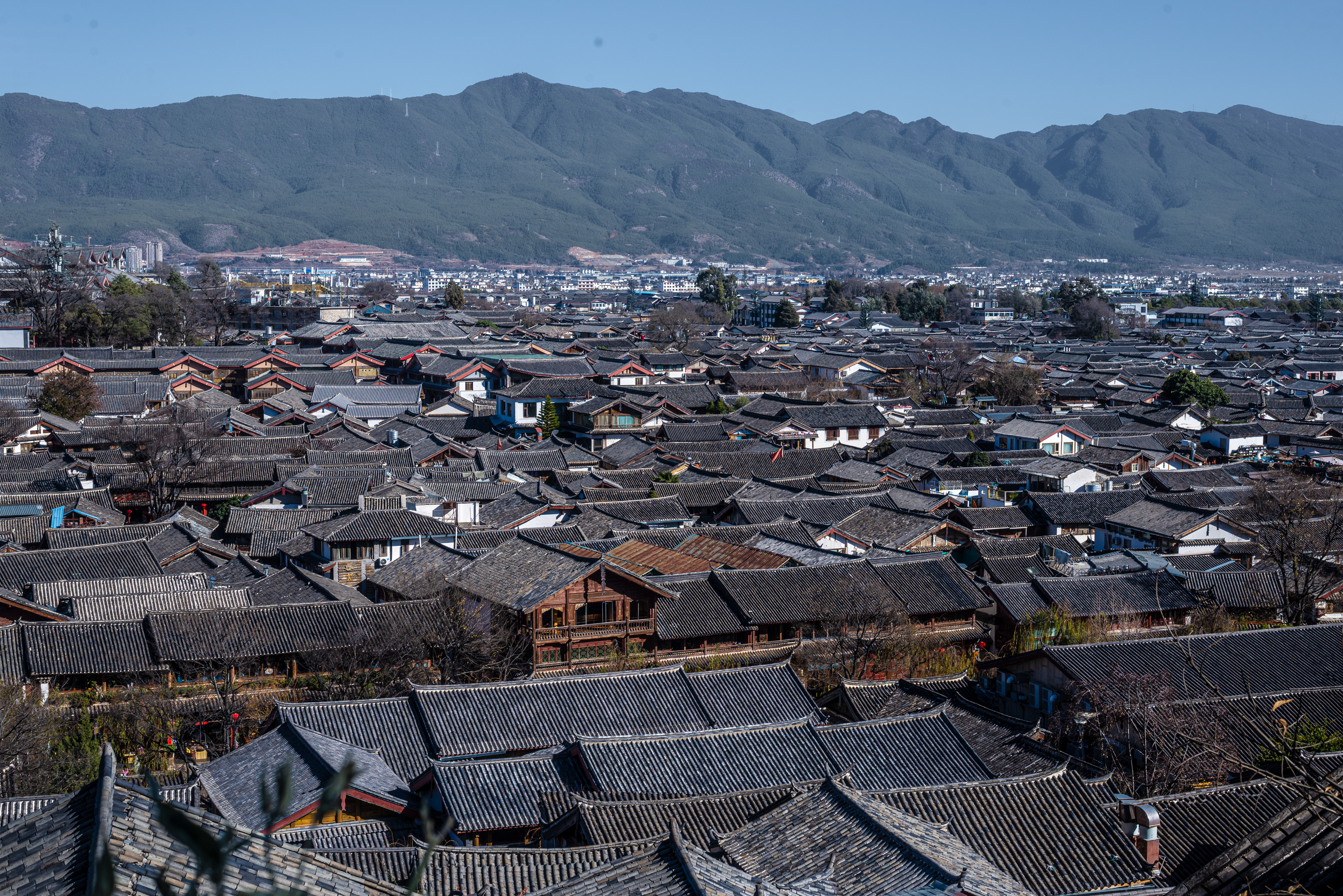 丽江古城观景台